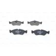 Jeu de 4 plaquettes de frein avant BOSCH 0 986 491 900 - Visuel 3