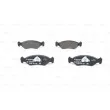 Jeu de 4 plaquettes de frein avant BOSCH 0 986 492 020 - Visuel 1