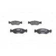 Jeu de 4 plaquettes de frein avant BOSCH 0 986 492 020 - Visuel 3