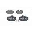 Jeu de 4 plaquettes de frein avant BOSCH 0 986 492 090 - Visuel 1