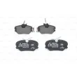 Jeu de 4 plaquettes de frein avant BOSCH 0 986 492 090 - Visuel 3