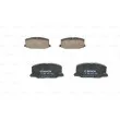 Jeu de 4 plaquettes de frein avant BOSCH 0 986 493 720 - Visuel 1