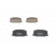 Jeu de 4 plaquettes de frein avant BOSCH 0 986 493 720 - Visuel 3