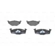 Jeu de 4 plaquettes de frein avant BOSCH 0 986 494 005 - Visuel 3