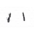Jeu de 4 plaquettes de frein avant BOSCH 0 986 494 007 - Visuel 2