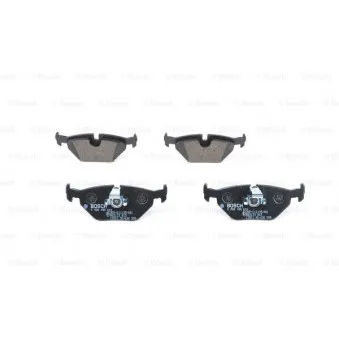 Jeu de 4 plaquettes de frein arrière BOSCH 0 986 494 009