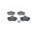 Jeu de 4 plaquettes de frein avant BOSCH 0 986 494 010 - Visuel 1