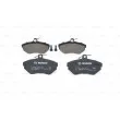 Jeu de 4 plaquettes de frein avant BOSCH 0 986 494 010 - Visuel 3