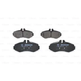 Jeu de 4 plaquettes de frein avant BOSCH 0 986 494 013