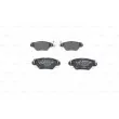 Jeu de 4 plaquettes de frein arrière BOSCH 0 986 494 014 - Visuel 3