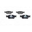 Jeu de 4 plaquettes de frein avant BOSCH 0 986 494 015 - Visuel 1
