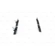 Jeu de 4 plaquettes de frein avant BOSCH 0 986 494 015 - Visuel 2