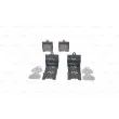 Jeu de 4 plaquettes de frein arrière BOSCH 0 986 494 016 - Visuel 1