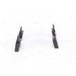 Jeu de 4 plaquettes de frein arrière BOSCH 0 986 494 017 - Visuel 2