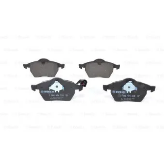 Jeu de 4 plaquettes de frein avant BOSCH 0 986 494 018