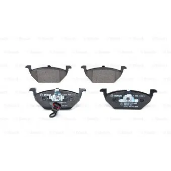 Jeu de 4 plaquettes de frein avant BOSCH 0 986 494 019