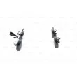 Jeu de 4 plaquettes de frein avant BOSCH 0 986 494 019 - Visuel 2