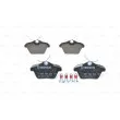 Jeu de 4 plaquettes de frein arrière BOSCH 0 986 494 020 - Visuel 1