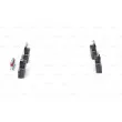 Jeu de 4 plaquettes de frein arrière BOSCH 0 986 494 020 - Visuel 2