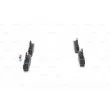 Jeu de 4 plaquettes de frein avant BOSCH 0 986 494 021 - Visuel 2