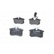 Jeu de 4 plaquettes de frein arrière BOSCH 0 986 494 025 - Visuel 3