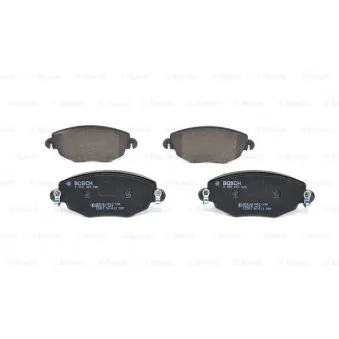 Jeu de 4 plaquettes de frein avant BOSCH 0 986 494 026