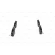 Jeu de 4 plaquettes de frein avant BOSCH 0 986 494 026 - Visuel 2