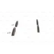 Jeu de 4 plaquettes de frein avant BOSCH 0 986 494 027 - Visuel 2