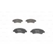 Jeu de 4 plaquettes de frein avant BOSCH 0 986 494 027 - Visuel 3