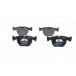 Jeu de 4 plaquettes de frein avant BOSCH 0 986 494 028 - Visuel 1