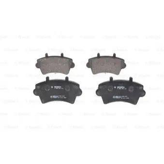 Jeu de 4 plaquettes de frein avant BOSCH 0 986 494 031