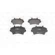 Jeu de 4 plaquettes de frein avant BOSCH 0 986 494 031 - Visuel 3