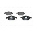 Jeu de 4 plaquettes de frein avant BOSCH 0 986 494 033 - Visuel 1