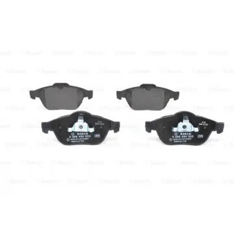 Jeu de 4 plaquettes de frein avant BOSCH 0 986 494 033