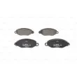 Jeu de 4 plaquettes de frein avant BOSCH 0 986 494 037 - Visuel 1