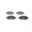 Jeu de 4 plaquettes de frein avant BOSCH 0 986 494 037 - Visuel 3