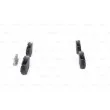 Jeu de 4 plaquettes de frein avant BOSCH 0 986 494 038 - Visuel 2