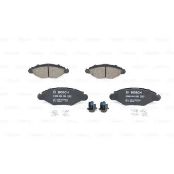 Jeu de 4 plaquettes de frein avant BOSCH 0 986 494 039