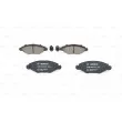 Jeu de 4 plaquettes de frein avant BOSCH 0 986 494 039 - Visuel 3
