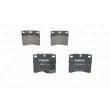 Jeu de 4 plaquettes de frein avant BOSCH 0 986 494 041 - Visuel 1