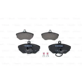 Jeu de 4 plaquettes de frein avant BOSCH 0 986 494 042