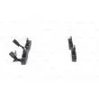 Jeu de 4 plaquettes de frein avant BOSCH 0 986 494 042 - Visuel 2