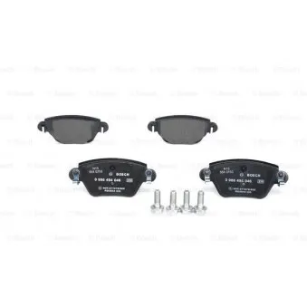 Jeu de 4 plaquettes de frein arrière BOSCH 0 986 494 046