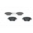 Jeu de 4 plaquettes de frein arrière BOSCH 0 986 494 046 - Visuel 3