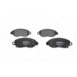 Jeu de 4 plaquettes de frein avant BOSCH 0 986 494 047 - Visuel 1