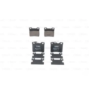 Jeu de 4 plaquettes de frein arrière BOSCH 0 986 494 055