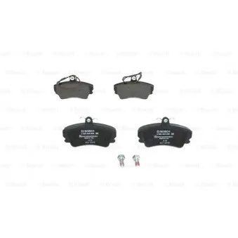 Jeu de 4 plaquettes de frein avant BOSCH 0 986 494 056
