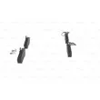 Jeu de 4 plaquettes de frein avant BOSCH 0 986 494 056 - Visuel 2