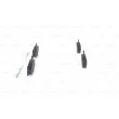 Jeu de 4 plaquettes de frein avant BOSCH 0 986 494 057 - Visuel 2