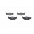 Jeu de 4 plaquettes de frein avant BOSCH 0 986 494 057 - Visuel 3
